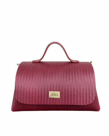 Mira Maxi Burgundy Woven Print